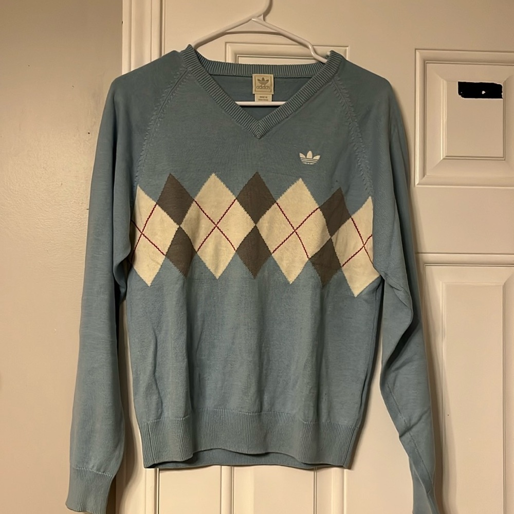 adidas argyle track top